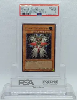 YUGIOH 1ST ED RDS-EN012 PERFECT MACHINE KING ULTIMATE RARE PSA 9 MINT #43589500 - Image 4