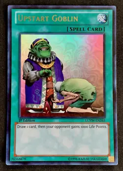 Yugioh Upstart Goblin LCYW-EN265 Ultra Rare 1st Ed NM *Misprint* w/Tracking - Image 3