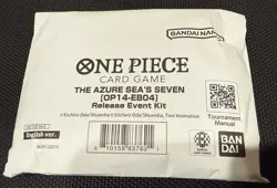 One Piece Card Game The Azure Sea's Seven Release Event Kit Op14 SEALED! - Image 1