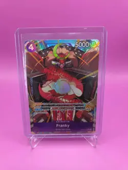 One Piece TCG English OP09-072 Franky Alt Art Parallel - Image 1