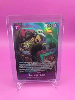 One Piece TCG English OP12-073 Trafalgar Law Alt Art Parallel - Image 1