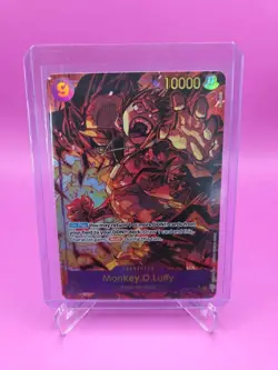 One Piece TCG English OP09-119 Monkey D Luffy Alt Art Parallel - Image 1