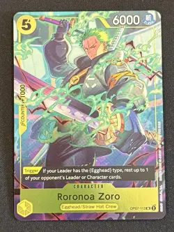 RORONOA ZORO One Piece OP07-113 - PROMO - One Piece Day Dallas 2025 NM - Image 1