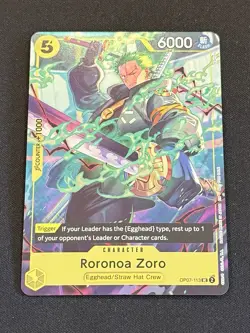 RORONOA ZORO One Piece OP07-113 - PROMO - One Piece Day Dallas 2025 NM - Image 2
