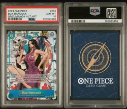 One Piece TCG OP07-051 SR Boa Hancock Manga Art PSA 10 English - Image 4