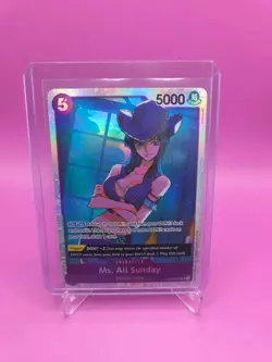 One Piece TCG English OP04-064 Ms. All Sunday SR Foil - Image 1