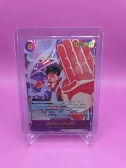 One Piece TCG English EB02-061 Monkey D Luffy Alt Art Parallel - Image 1