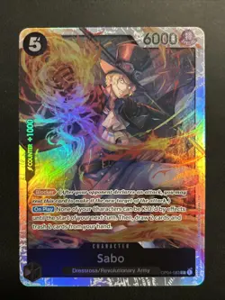 One Piece TCG Sabo (Reprint) Foil SR Premium Booster -The Best- Vol. 2 OP04-083 - Image 1