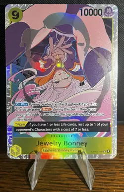 One Piece CCG Jewelry Bonney (108) OP13-108 Carrying On His Will SR Foil - Image 1