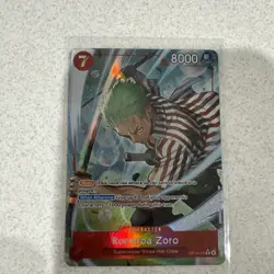 One Piece Tcg Op14-015 AA Zoro Rare - Image 1