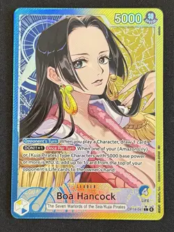 Boa Hancock Alternate Art Foil OP14-041 The Azure Sea's Seven One Piece NM - Image 1