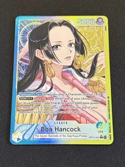 Boa Hancock Alternate Art Foil OP14-041 The Azure Sea's Seven One Piece NM - Image 2