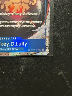 Monkey.D.Luffy OP11-058 Carrying On His Will OP13 Treasure Rare TR One Piece TCG - Image 4
