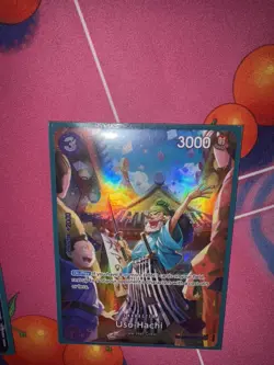 One Piece CCG - Uso-Hachi (SP) ST18-001 - Royal Blood (OP-10) - Rare Holo Mint - Image 1