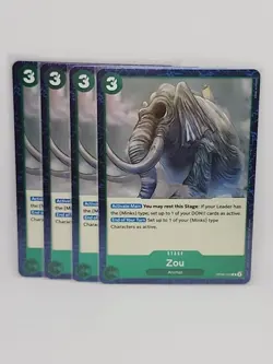 ONE PIECE TCG: Zou OP08-039 x4 | Rare Two Legends - Image 1