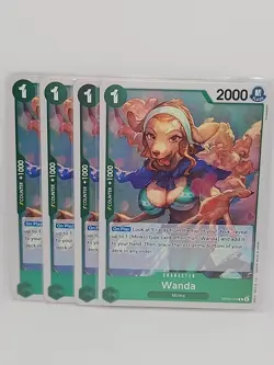 ONE PIECE TCG: Wanda OP08-034 x4 | Rare Two Legends - Image 1