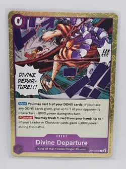 One Piece Divine Departure (OP13-076/177) OP13 Carrying On His Will NM FOIL - Image 1