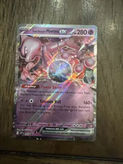 Team Rocket's Mewtwo ex 205 Sv: Scarlet & Violet Promo Cards Holo - Image 1
