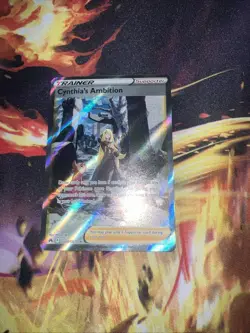 Pokemon TCG Cynthia's Ambition Holo Card GG60/GG70 Crown Zenith Galarian Gallery - Image 1