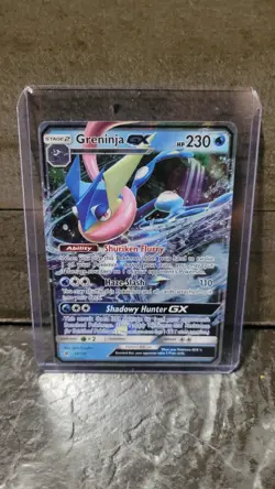 Greninja GX 24/131 Forbidden Light Holo Ultra Rare Sun Moon Card - Image 1