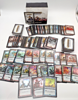 Lot Of (304) Warhammer Age Of Sigmar Champions TCG Cards Base & Foils - Image 1