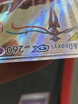 Pokemon TCG Espeon & Deoxys GX SM240 Black Star Promo Holo Card - Image 5