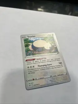 Snorlax 143/196 2023 Yokohama World Championships Sword &Shield Pokemon Card LP+ - Image 2