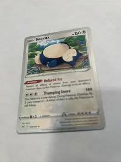 Snorlax 143/196 2023 Yokohama World Championships Sword &Shield Pokemon Card LP+ - Image 3