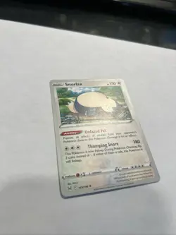 Snorlax 143/196 2023 Yokohama World Championships Sword &Shield Pokemon Card LP+ - Image 4