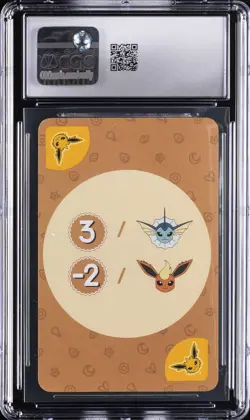 2019 POKEMON PLAYING CARDS KOREAN POINT SALAD - EEVEE ED JOLTEON CGC 8.5 - Image 2