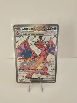 Charizard ex SVP056 Black Star Promo Full Art Scarlet & Violet Pokemon Card - Image 1