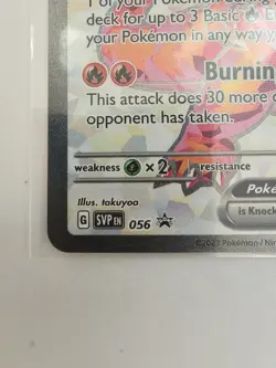 Charizard ex SVP056 Black Star Promo Full Art Scarlet & Violet Pokemon Card - Image 5