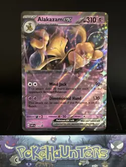 Pokemon Card Alakazam EX SVP 050 Black Star Promo Double Rare Holo NM - Image 1