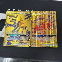 Pokemon Tag Team Reshiram Charizard SM247 & Pikachu Zekrom SM248 GX Jumbo Card 3 - Image 1