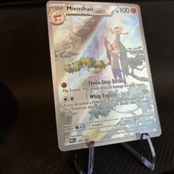 Pokemon Mienshao TCG Holo Card Paradox Rift Illustration, Card 200/182 - Image 2
