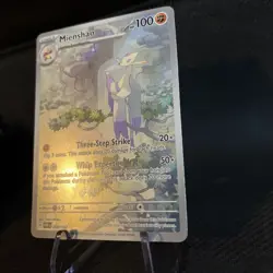 Pokemon Mienshao TCG Holo Card Paradox Rift Illustration, Card 200/182 - Image 3