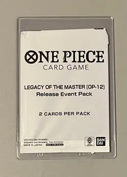 One Piece TCG: Legacy of the Master OP-12 Release Event Pack SEALED X1 Card Game - Image 1