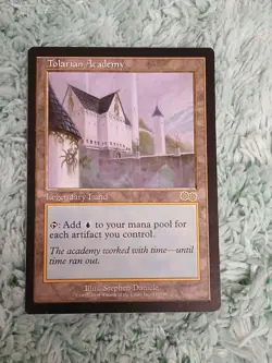 Magic the Gathering Rare Card - Tolarian Academy - Image 1