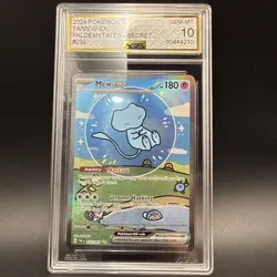 Pokemon TCG Bubble Mew EX Paldean Fates Holo Card 232/091 - Image 1