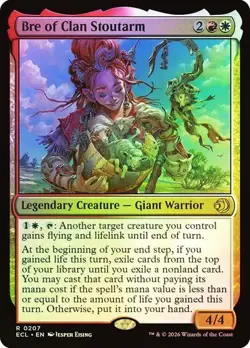 NM Foil Bre of Clan Stoutarm, MTG, Lorwyn Eclipsed, Magic the Gathering, 207 - Image 1