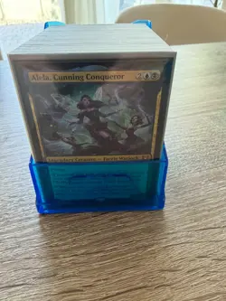 Opened, Double Sleeved MTG Wilds of Eldraine Commander Deck (Fae Dominion) - Image 1