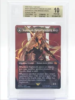 [2] SEPHIROTH FABLED SOLDIER ONE-WINGED ANGEL 2025 MAGIC BGS 10 Q6095 - Image 1
