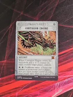 MTG Contagion Engine, NM-Mint, English Outlaws of Thunder Junction: Breaking New - Image 1