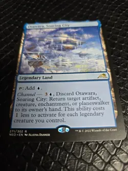 Otawara, Soaring City MTG Kamigawa: Neon Dynasty Rare Legendary Land NM-M x1 - Image 1