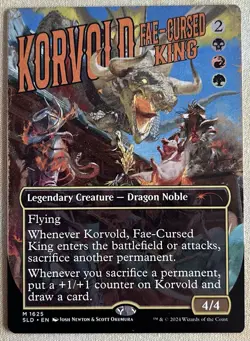Korvold, Fae-Cursed King - MTG - Secret Lair Drop Series #1625 NON-FOIL - Image 1