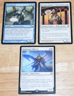 MTG Fatespinner, Righteous Valkyrie, Michiko Konda Truth Seeker - Image 1