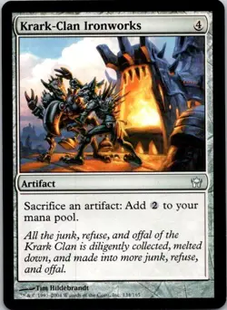 MTG Magic The Gathering Krark-Clan Ironworks Fifth Dawn Played See Scan A - Image 1