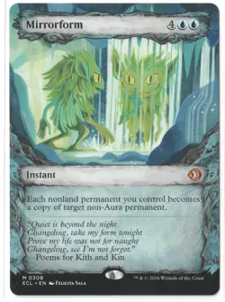 MTG Mirrorform #0308 Showcase Lorwyn Eclipsed MYTHIC Rare NM IN HAND - Image 1