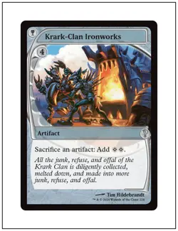 1x Krark-Clan Ironworks, Future Sight Frame, Mystery Booster 2 Magic MTG NM - Image 1