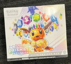 Pokemon Scarlet & Violet: Prismatic Evolutions Elite Trainer Box New Sealed ETB - Image 1